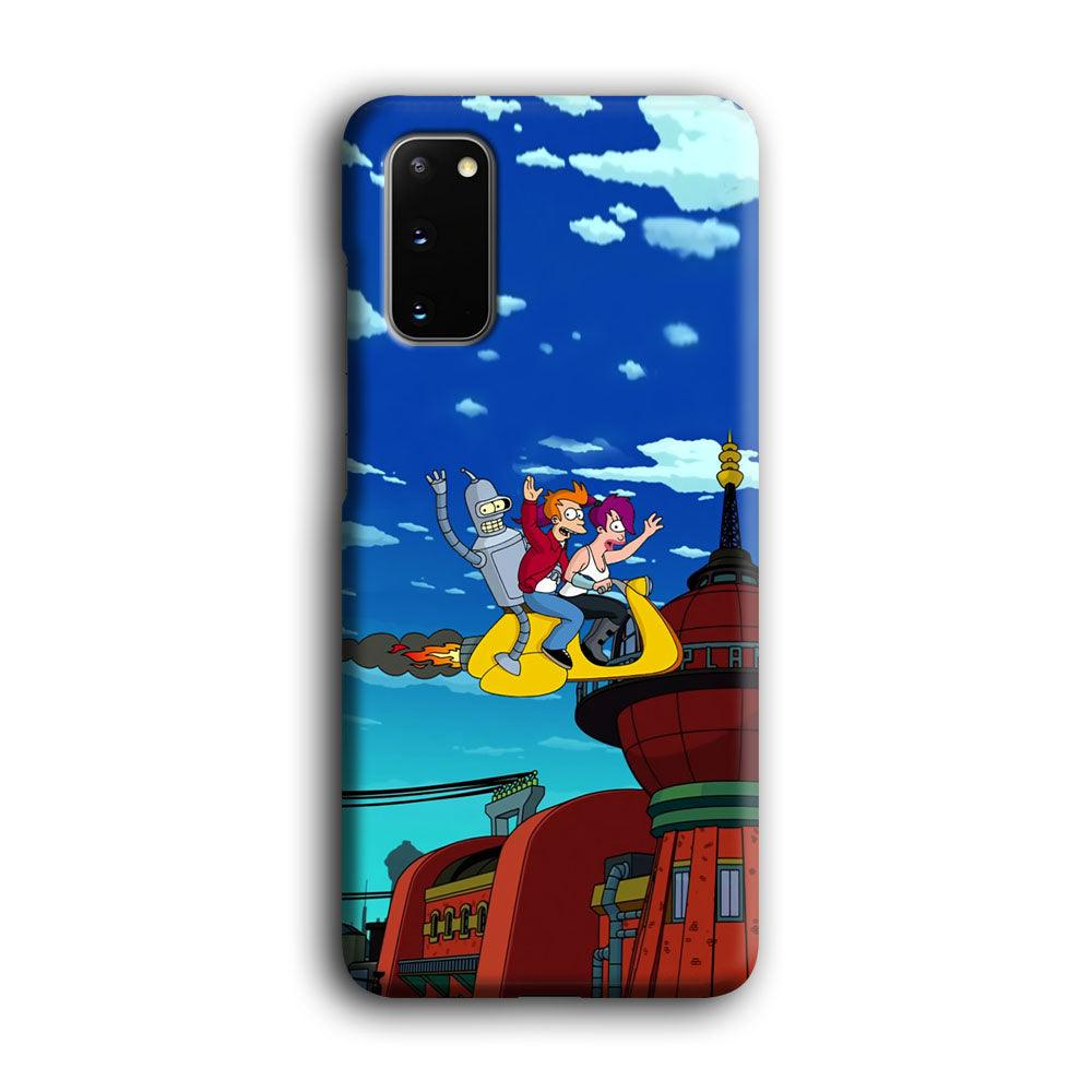 Futurama Faster Together Samsung Galaxy S20 Case-Oxvistore