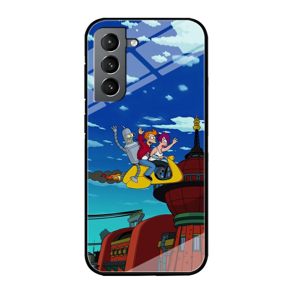 Futurama Faster Together Samsung Galaxy S21 Case-Oxvistore