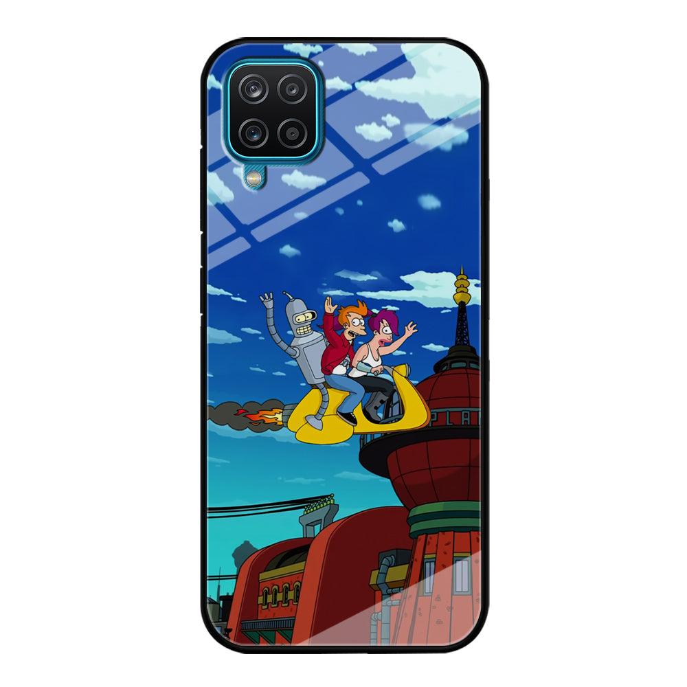 Futurama Faster Together Samsung Galaxy A12 Case-Oxvistore