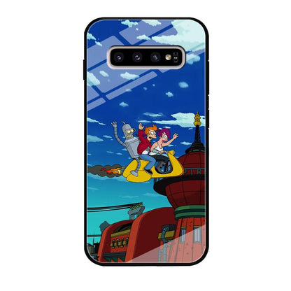 Futurama Faster Together Samsung Galaxy S10 Plus Case-Oxvistore