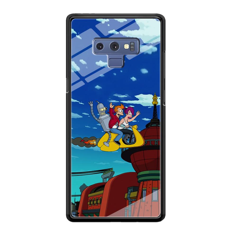 Futurama Faster Together Samsung Galaxy Note 9 Case-Oxvistore