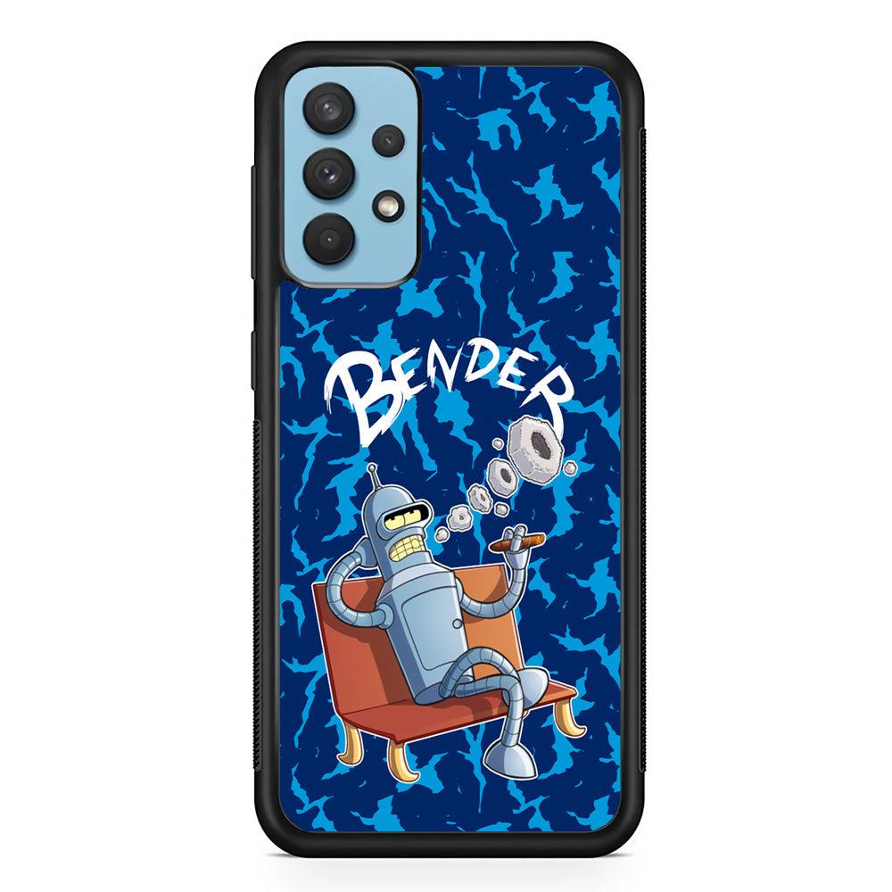 Futurama Relax Bender Samsung Galaxy A32 Case-Oxvistore