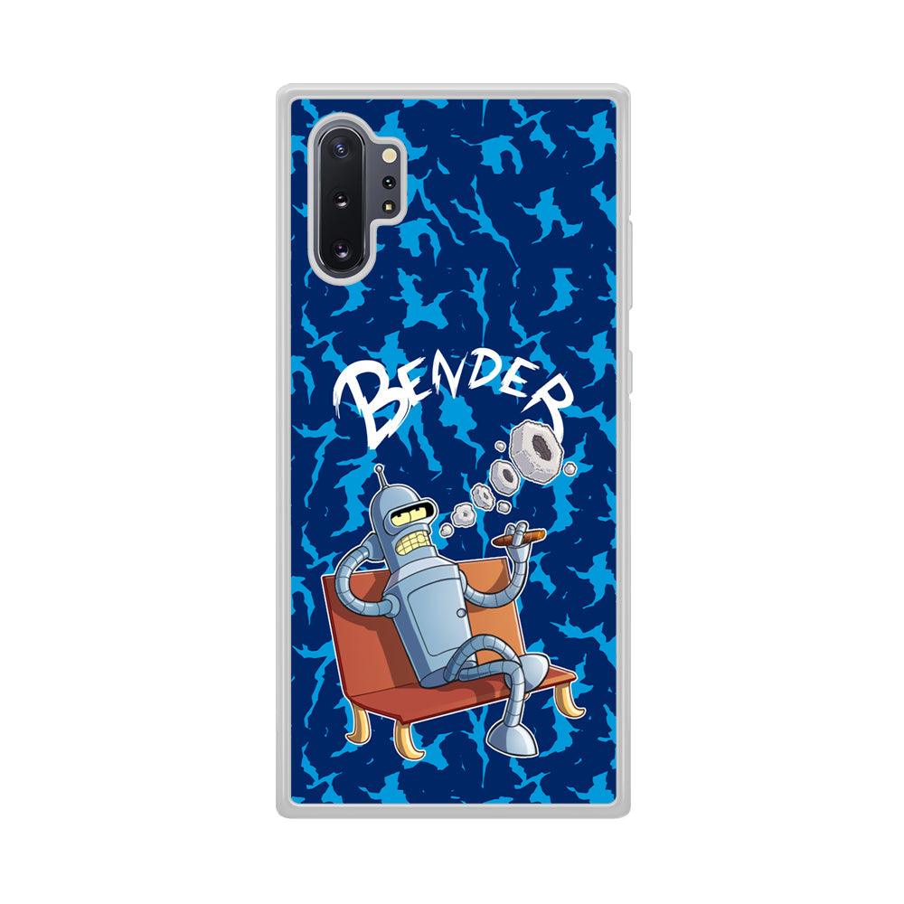 Futurama Relax Bender Samsung Galaxy Note 10 Plus Case-Oxvistore