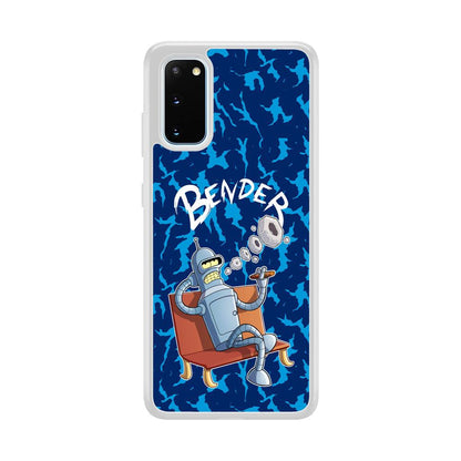 Futurama Relax Bender Samsung Galaxy S20 Case-Oxvistore