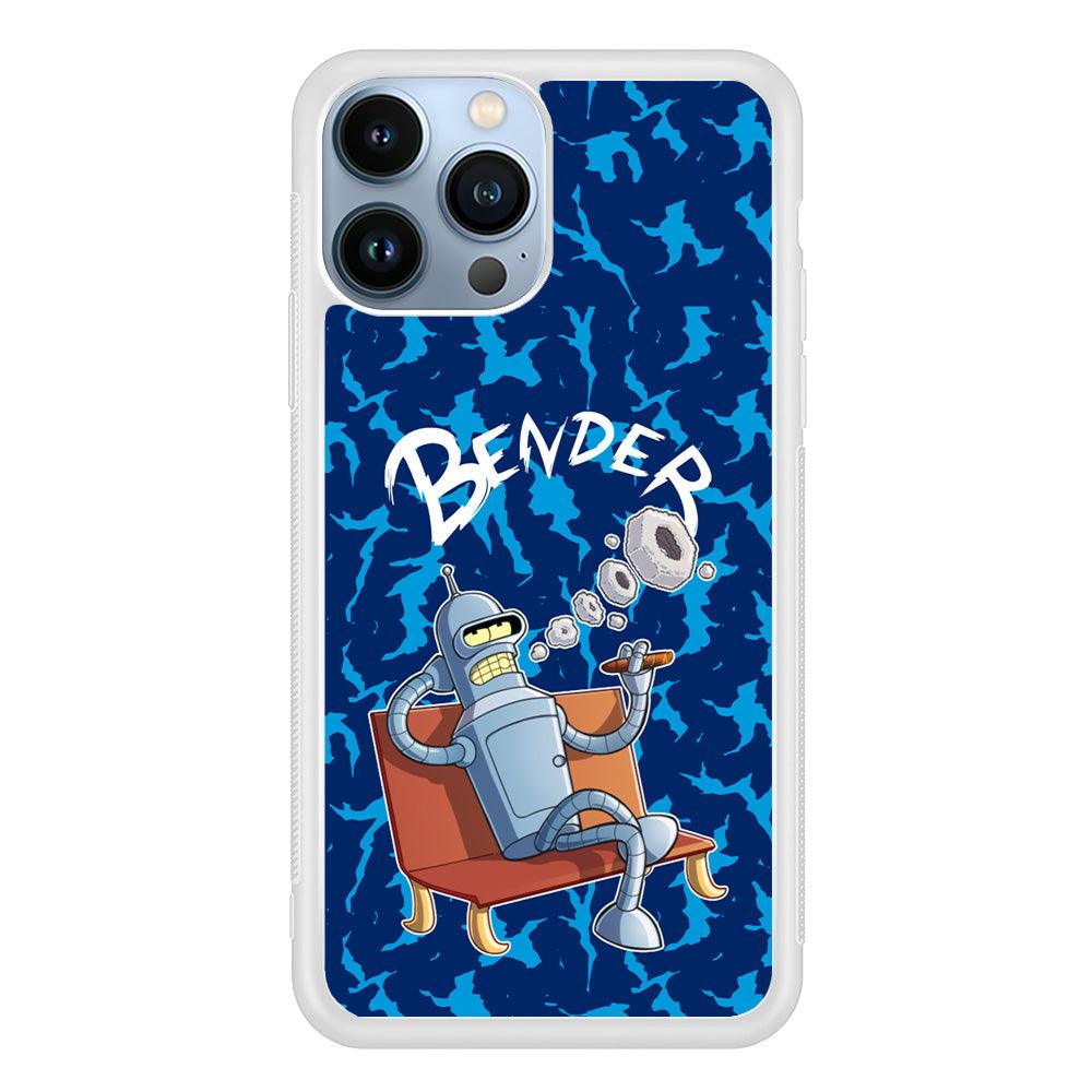 Futurama Relax Bender iPhone 13 Pro Case-Oxvistore