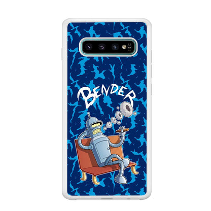 Futurama Relax Bender Samsung Galaxy S10 Plus Case-Oxvistore