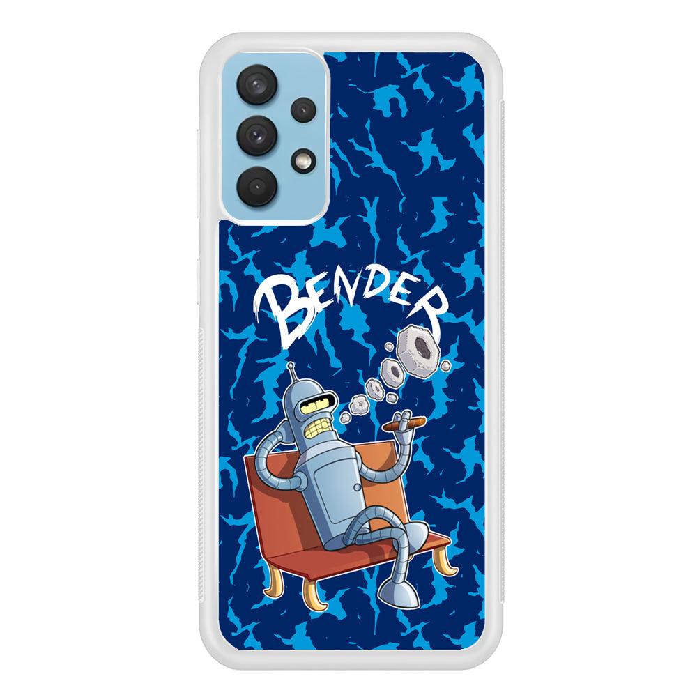 Futurama Relax Bender Samsung Galaxy A32 Case-Oxvistore