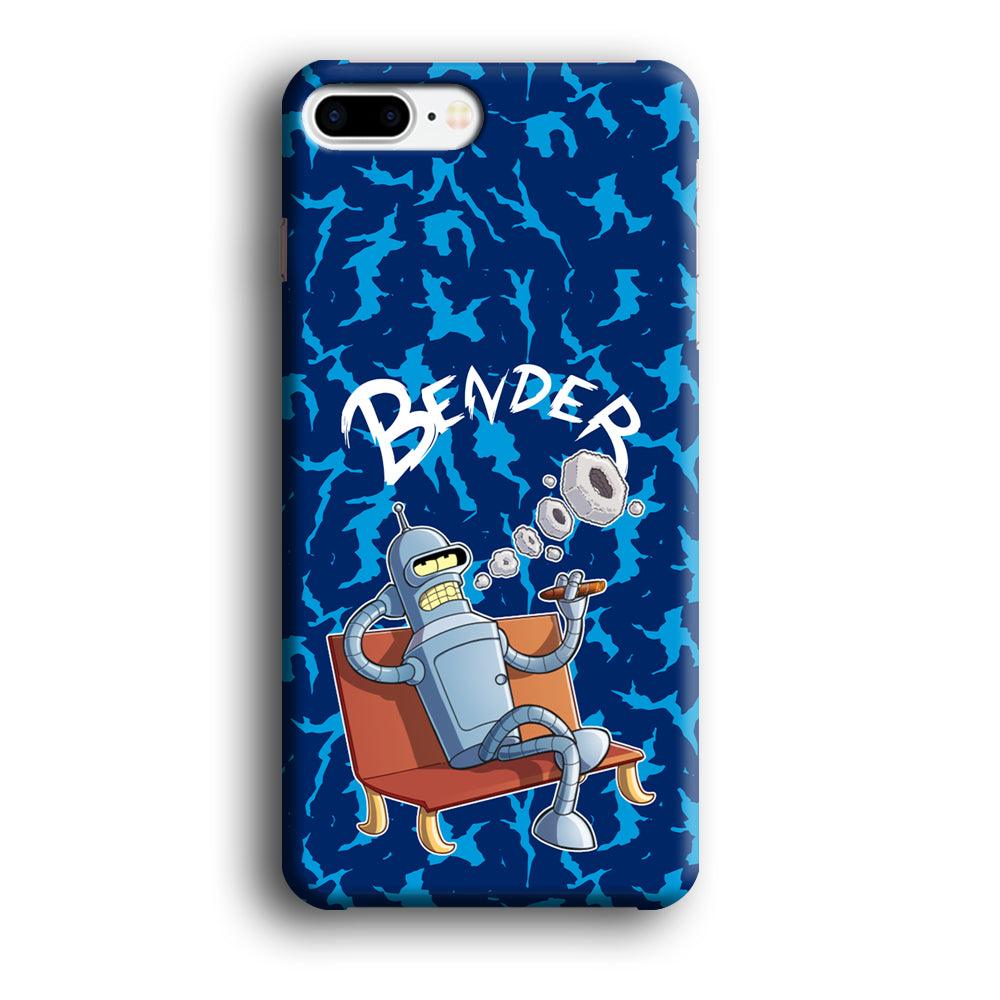 Futurama Relax Bender iPhone 8 Plus Case-Oxvistore