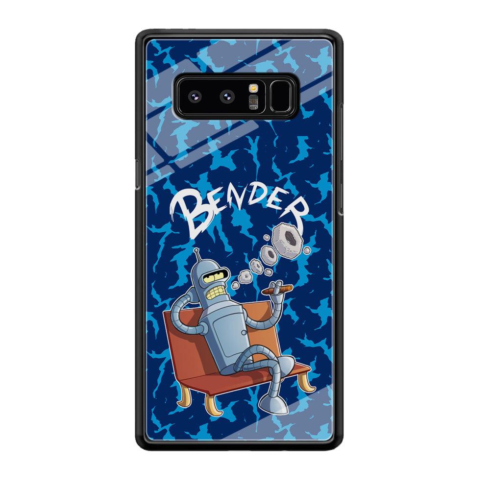 Futurama Relax Bender Samsung Galaxy Note 8 Case-Oxvistore