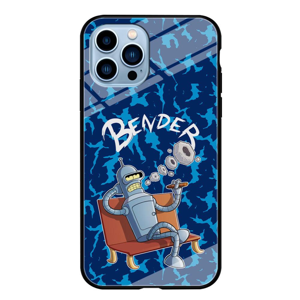 Futurama Relax Bender iPhone 15 Pro Max Case-Oxvistore