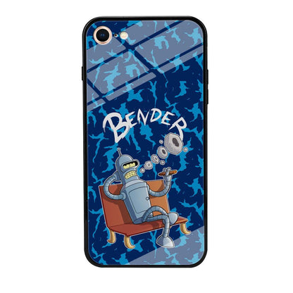 Futurama Relax Bender iPhone 8 Case-Oxvistore