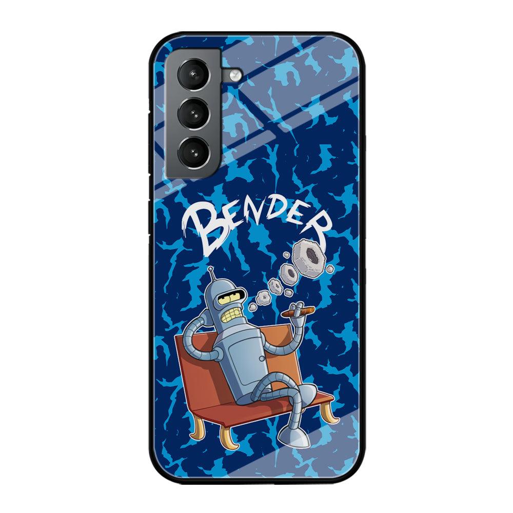 Futurama Relax Bender Samsung Galaxy S21 Case-Oxvistore