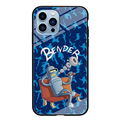 Futurama Relax Bender iPhone 14 Pro Case-Oxvistore