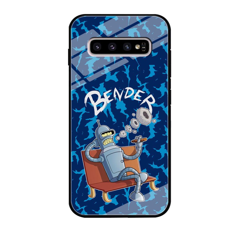 Futurama Relax Bender Samsung Galaxy S10 Plus Case-Oxvistore