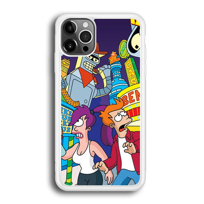 Futurama Scene on Planet City iPhone 12 Pro Max Case-Oxvistore