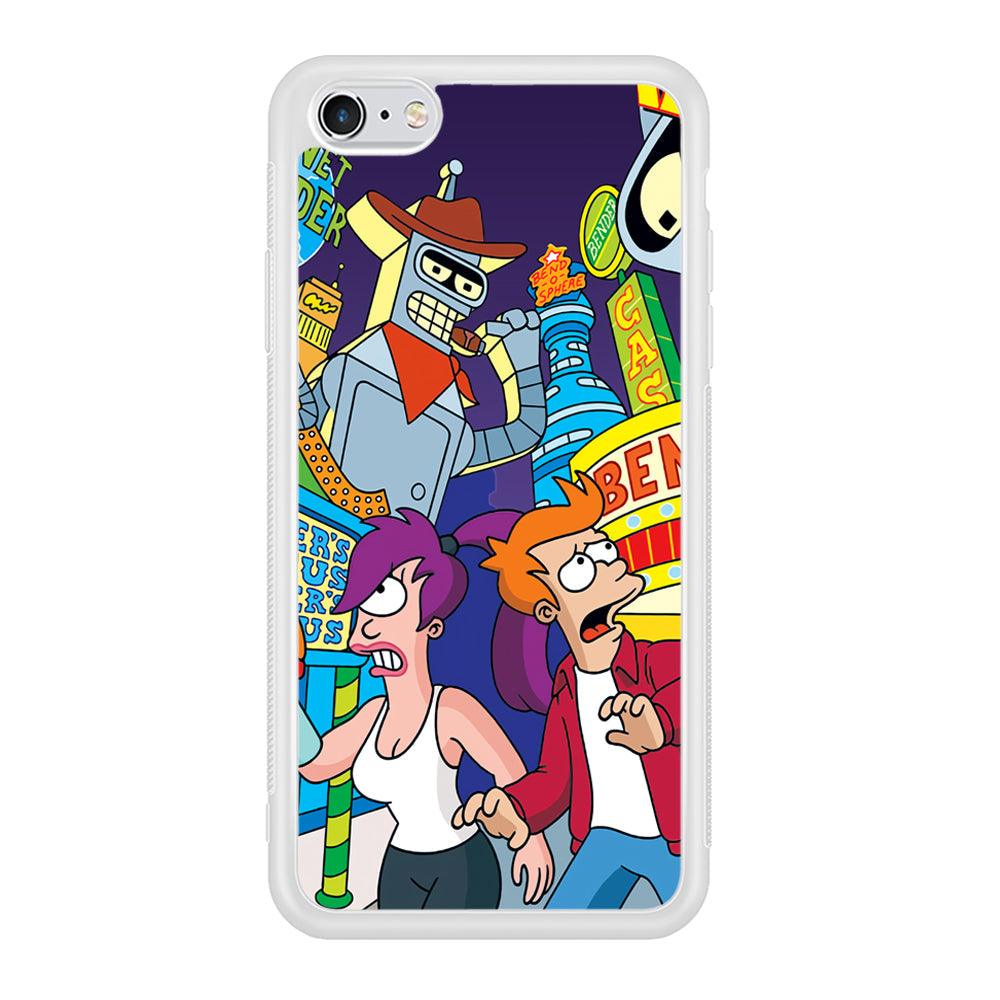 Futurama Scene on Planet City iPhone 6 | 6s Case-Oxvistore