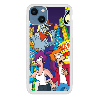 Futurama Scene on Planet City iPhone 13 Case-Oxvistore