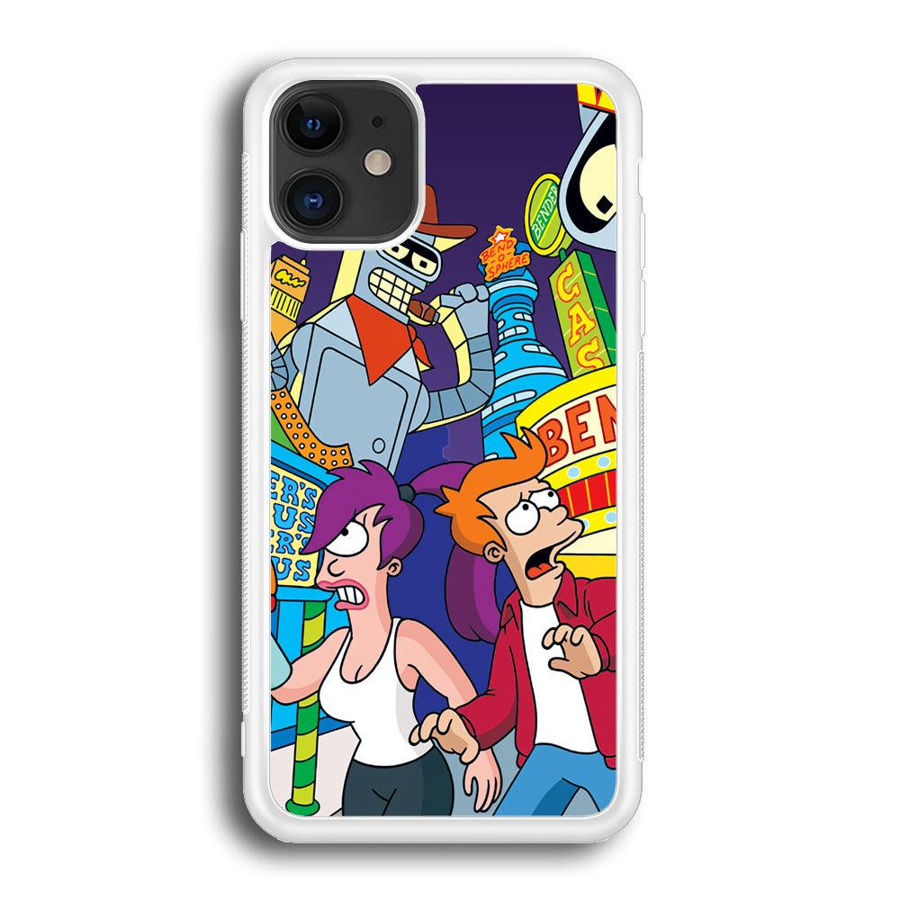 Futurama Scene on Planet City iPhone 12 Case-Oxvistore