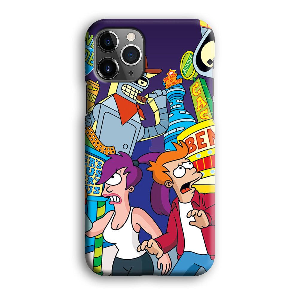 Futurama Scene on Planet City iPhone 12 Pro Max Case-Oxvistore