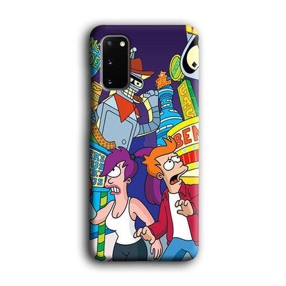 Futurama Scene on Planet City Samsung Galaxy S20 Case-Oxvistore