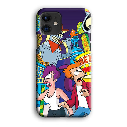 Futurama Scene on Planet City iPhone 12 Case-Oxvistore