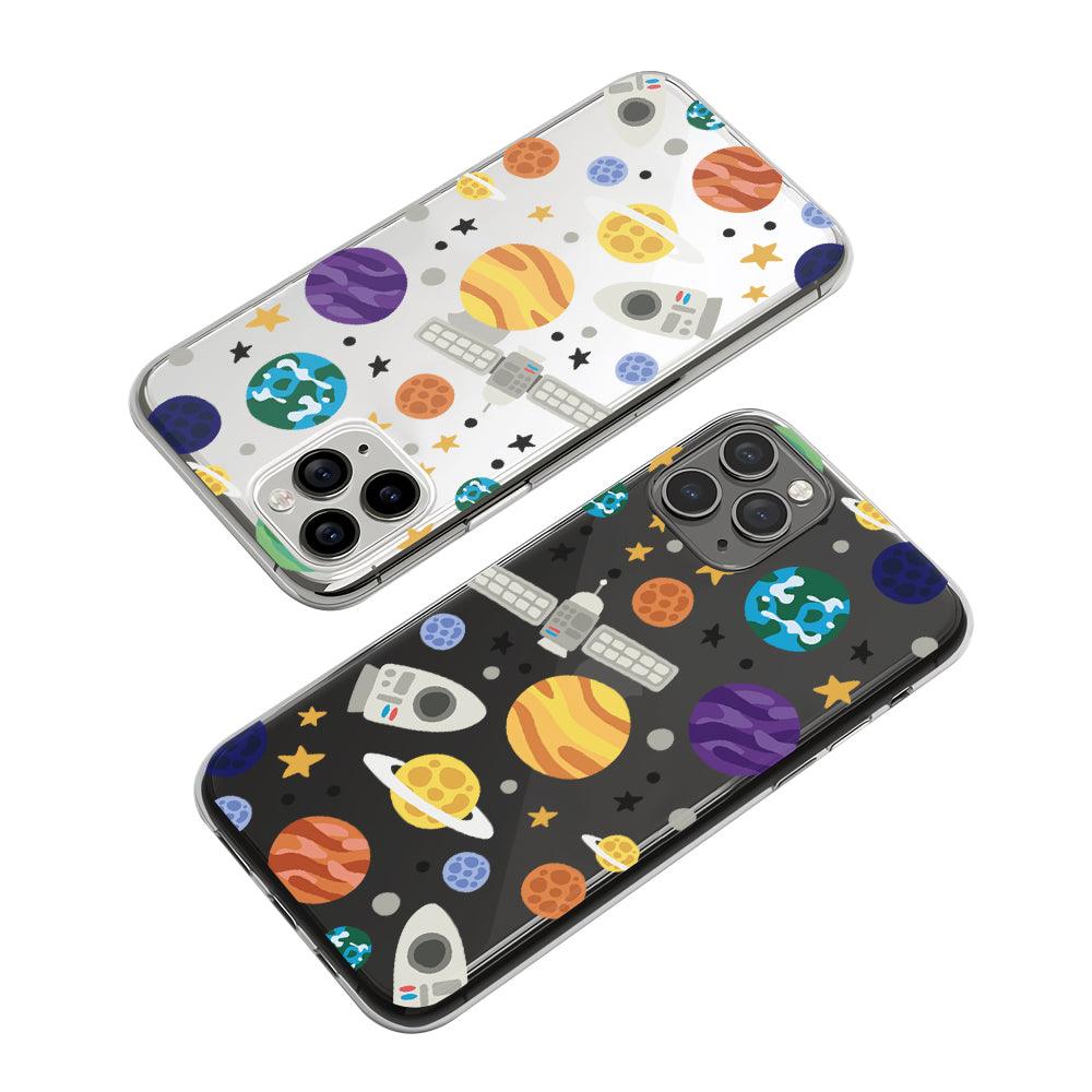 Galaxy Technology and Natural Splendor Clear Soft Case-Oxvistore