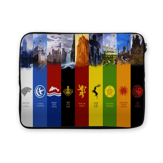 Game of Thrones Castles Emblem Laptop Sleeve Protective Cover