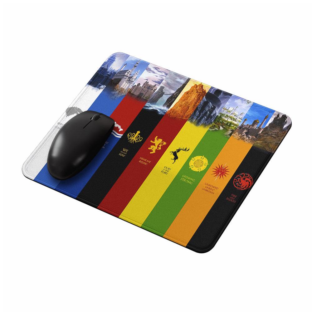 Game of Thrones Castles Emblem Mouse Pads-Oxvistore