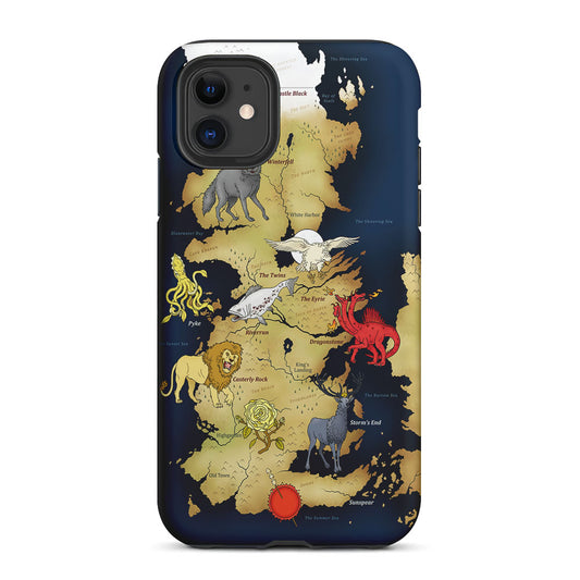 Game of Thrones Map of Westeros 2 in 1 Tough Phone Case