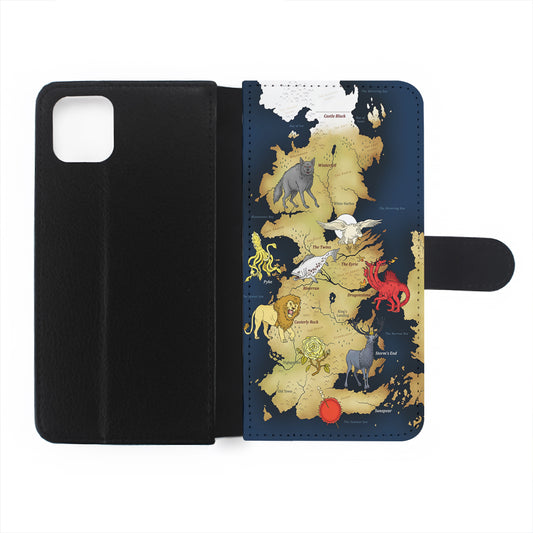 Game of Thrones Map of Westeros Flip Wallet Phone Case