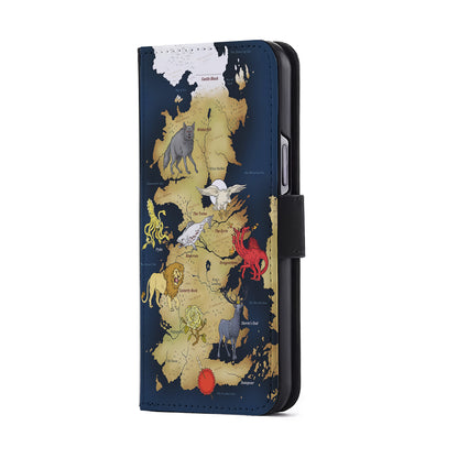 Game of Thrones Map of Westeros Flip Wallet Phone Case