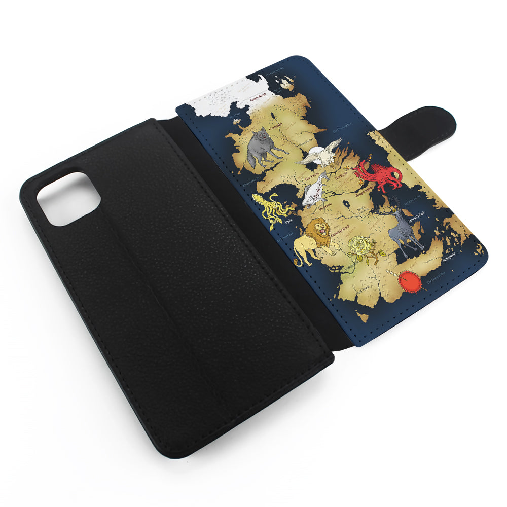 Game of Thrones Map of Westeros Flip Wallet Phone Case