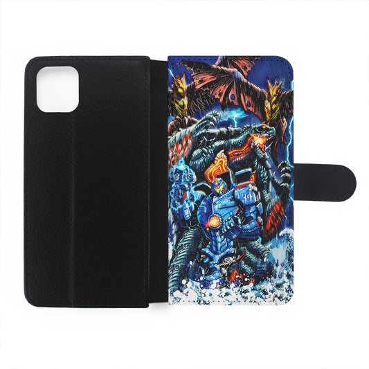 Gamera VS Pacific Rim Flip Wallet Phone Case