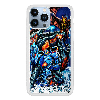 Gamera VS Pacific Rim 2D Rubber Phone Case