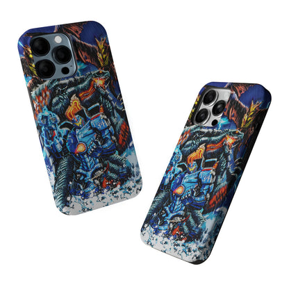 Gamera VS Pacific Rim 2 in 1 Tough Phone Case