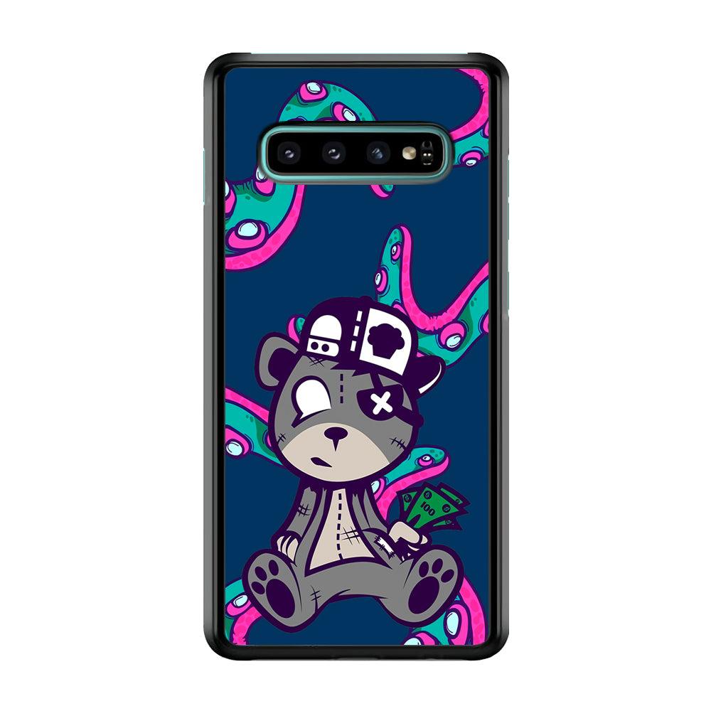 Gangsta Bear Need The Money Samsung Galaxy S10 Case-Oxvistore