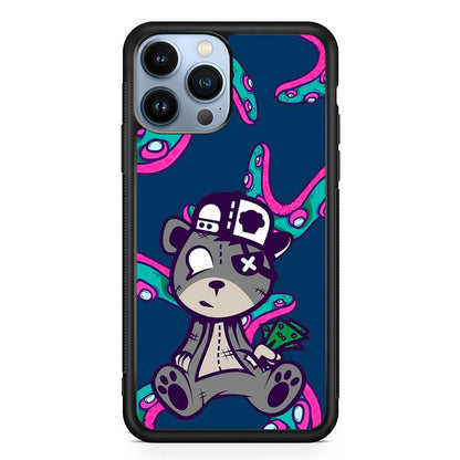 Gangsta Bear Need The Money iPhone 15 Pro Case-Oxvistore