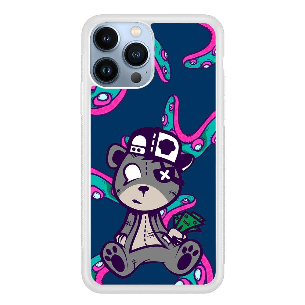 Gangsta Bear Need The Money iPhone 15 Pro Max Case-Oxvistore