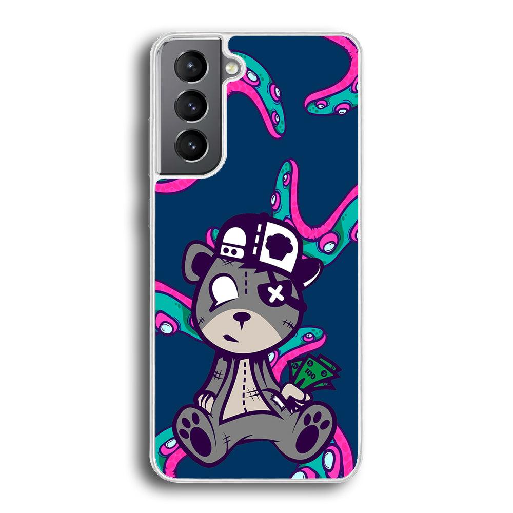 Gangsta Bear Need The Money Samsung Galaxy S21 Plus Case-Oxvistore