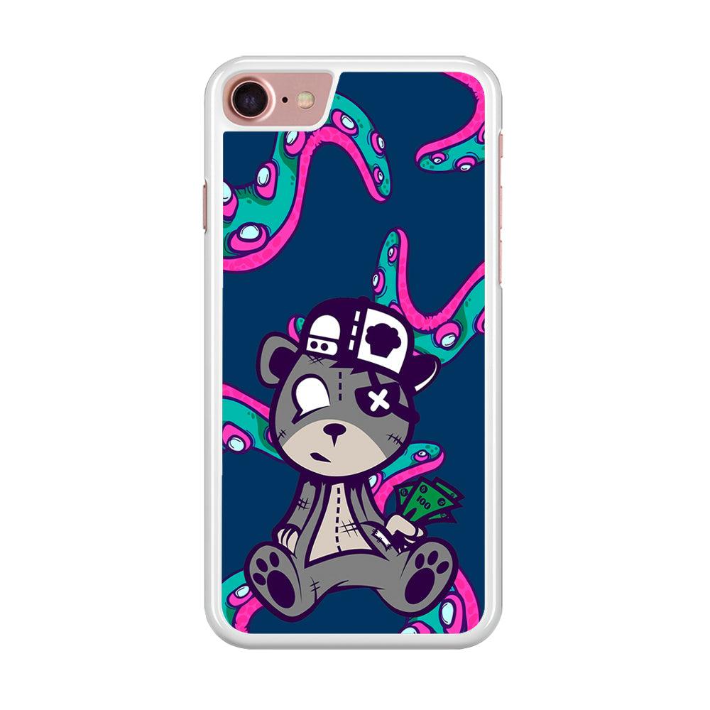 Gangsta Bear Need The Money iPhone 8 Case-Oxvistore