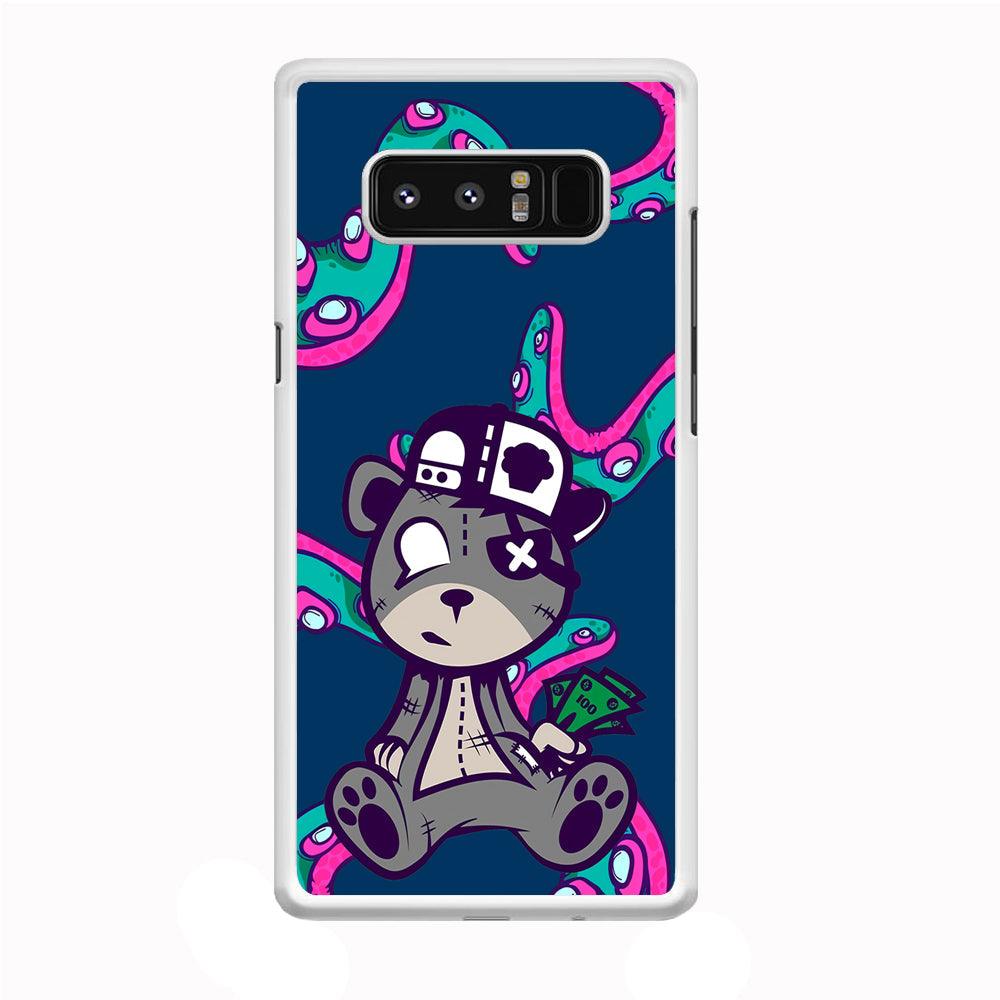 Gangsta Bear Need The Money Samsung Galaxy Note 8 Case-Oxvistore