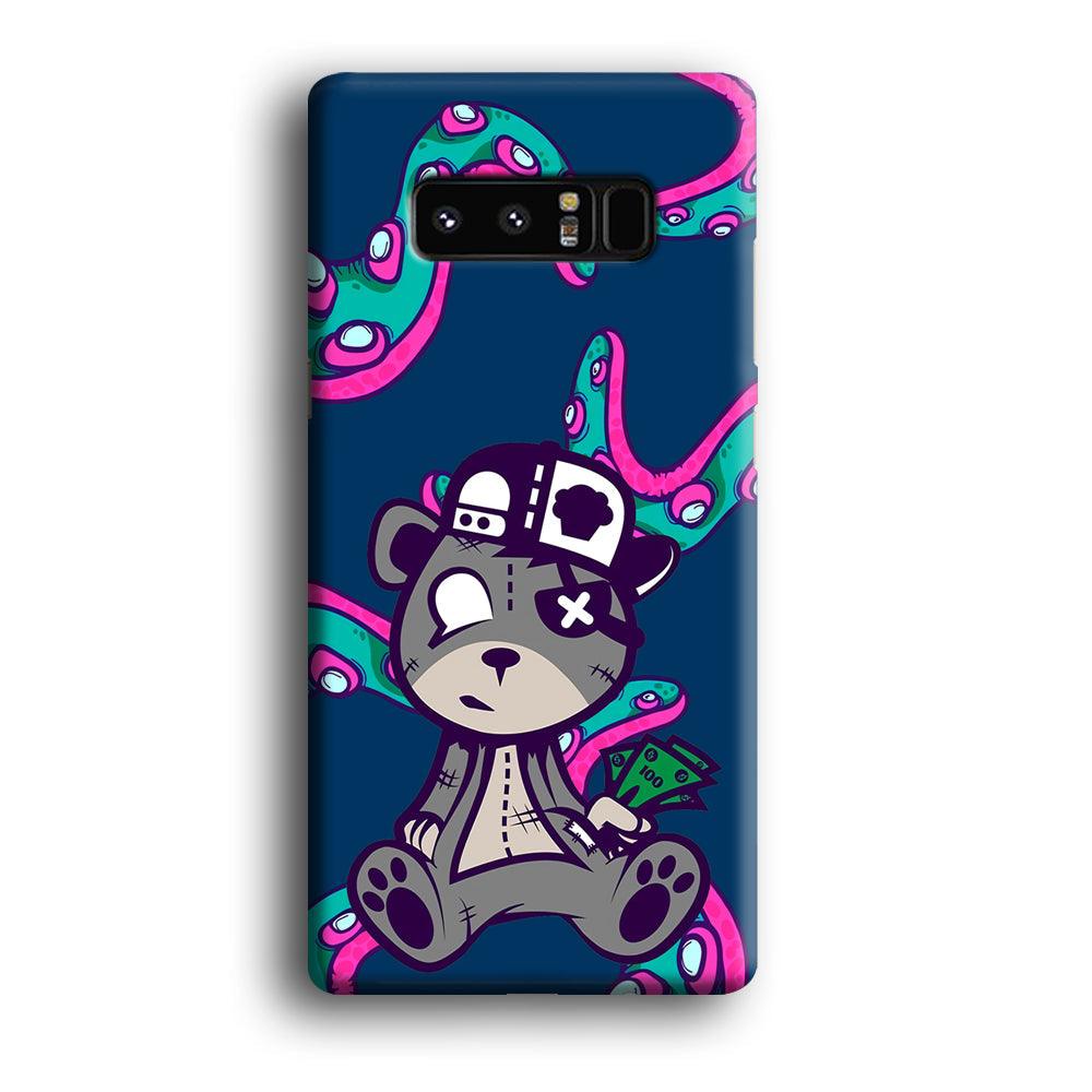 Gangsta Bear Need The Money Samsung Galaxy Note 8 Case-Oxvistore