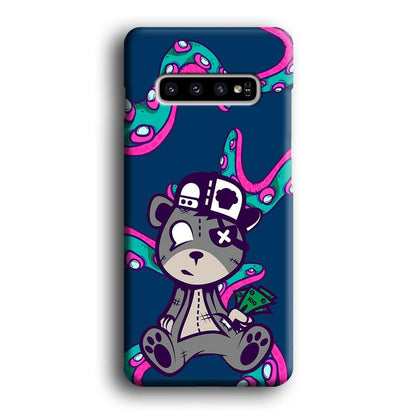 Gangsta Bear Need The Money Samsung Galaxy S10 Case-Oxvistore