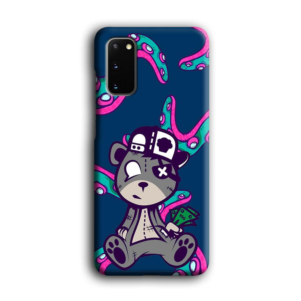 Gangsta Bear Need The Money Samsung Galaxy S20 Case-Oxvistore