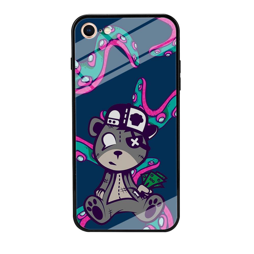 Gangsta Bear Need The Money iPhone 8 Case-Oxvistore