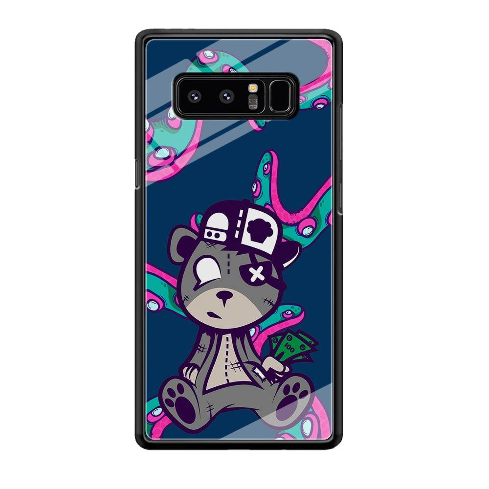 Gangsta Bear Need The Money Samsung Galaxy Note 8 Case-Oxvistore