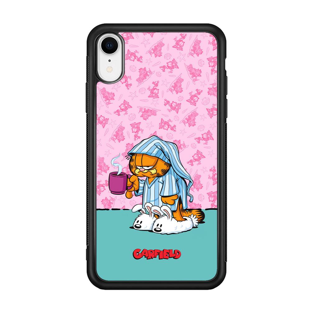 Garfield Bad Morning Vibes iPhone XR Case-Oxvistore