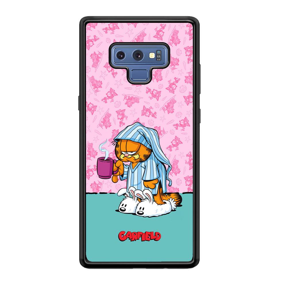 Garfield Bad Morning Vibes Samsung Galaxy Note 9 Case-Oxvistore