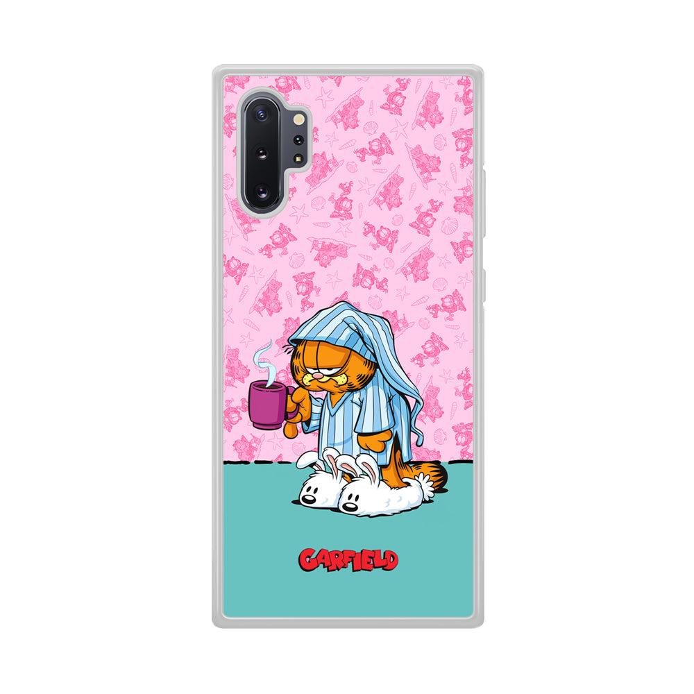 Garfield Bad Morning Vibes Samsung Galaxy Note 10 Plus Case-Oxvistore