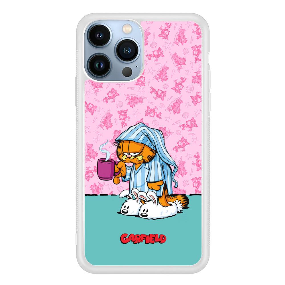 Garfield Bad Morning Vibes iPhone 14 Pro Case-Oxvistore